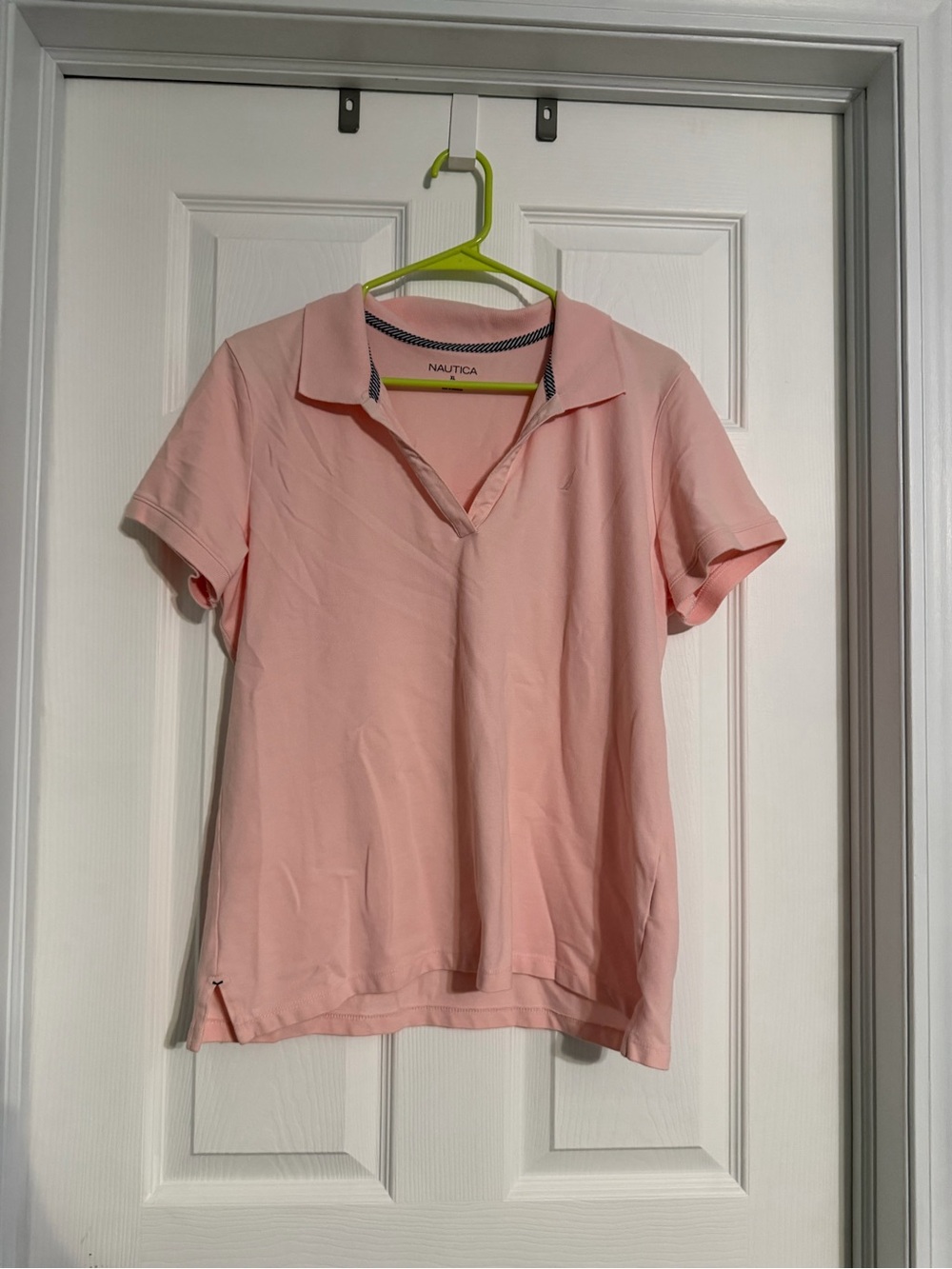 Nautica Pink Polo Shirt Size XL